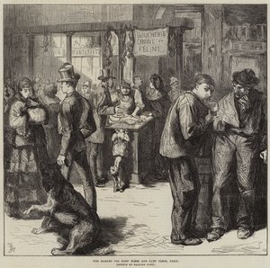 Köpek Eti ve Kedi Eti Pazarı, Paris by Frederick Barnard