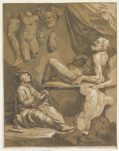 Başlık sayfası: Abraham Bloemaert, Orijinal ve ünlü konstryk çizim kitabı. Bölüm 1 by Frederick Bloemaert