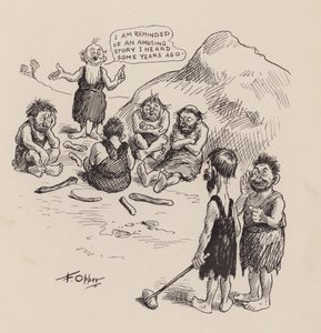 F Opper tarafından yazılan Our Antediluvian Ancestors: Kırk Dokuz Numara (lito)