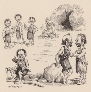 F Opper tarafından yazılan Our Antediluvian Ancestors: On Dokuz Numara (lito)