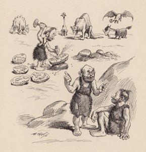F Opper tarafından yazılan Our Antediluvian Ancestors: Otuz Beş Numara (lito)