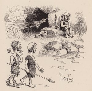 F Opper tarafından yazılan Our Antediluvian Ancestors: Otuz Üç Numara (lito)