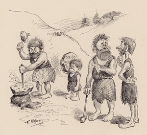F Opper tarafından yazılan Our Antediluvian Ancestors: Yirmi Dokuz Numara (lito)