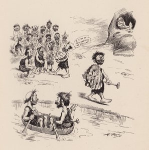 F Opper tarafından yazılan Our Antediluvian Ancestors: Yirmi İki Numara (lito)