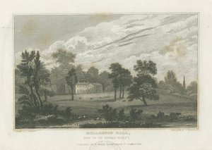 Rolleston Hall: gravür ve [19. yüzyılın ortaları] (baskı)