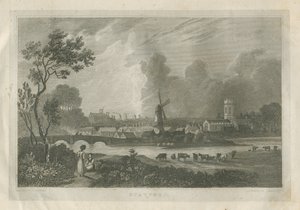 Stafford - Güney Batı Görünümü: gravür, nd [c 1830] by Frederick Calvert
