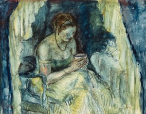 Bir fincan çay by Frederick Carl Frieseke
