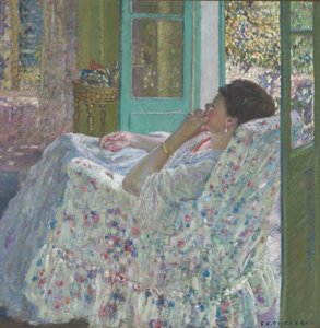 Öğleden Sonra - Sarı Oda by Frederick Carl Frieseke