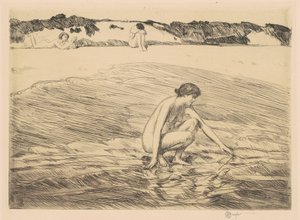 Yüksek Gelgit, Montauk, 1922. by Frederick Childe Hassam