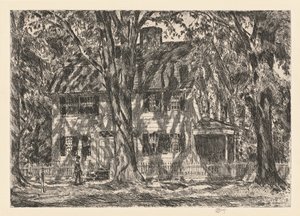 Aslan Gardiner Evi, Easthampton, 1920. by Frederick Childe Hassam