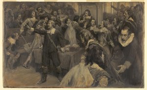 Parlamento Binası'ndaki sahne, 2 Mart 1629
