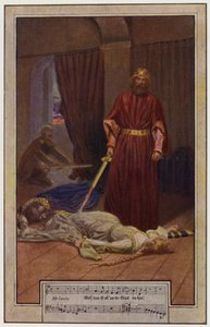 Suikastçiler Tarafından Şaşırdı (renkli taş) by Frederick Colin Tilney
