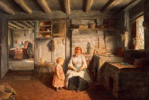 Akşam yemeğine hazırlık, 1854 (panel)