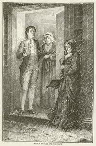 Theron Saville ve eşi by Frederick Dielman