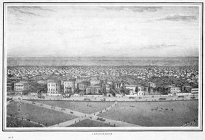 Chowringhee, Kalküta, Hindistan, c1840s.