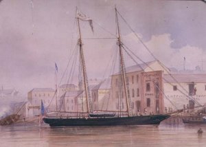 Dairesel Rıhtım, c.1855 by Frederick Garling
