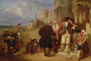 Brittany Askerlerinin Ayrılışı by Frederick Goodall