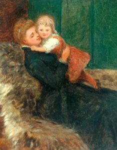 Anne Sevgisi (tuval üzerine yağlı boya) by Frederick Goodall