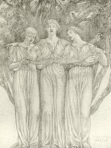 The Fairies (gravure) by Frederick Hamilton Jackson