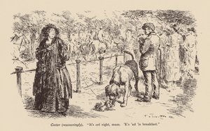 "Her şey yolunda anne. Kahvaltısını yaptı" (lito) by Frederick Henry Townsend