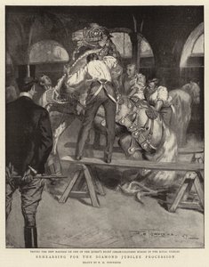 Elmas Jübile Alayı için prova by Frederick Henry Townsend