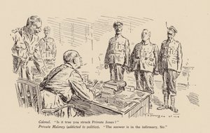Yoldaşına vurmakla suçlanan asker (lito) by Frederick Henry Townsend