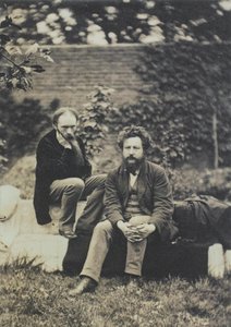 Edward Burne Jones ve William Morris, William Morris galerisi, Londra (fotoğraf) by Frederick Hollyer