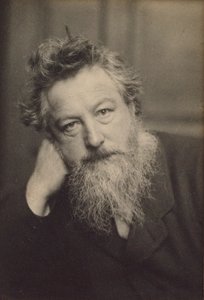 William Morris 1834-1896'nın Portresi.