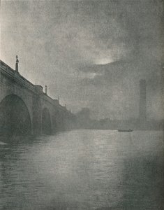 Waterloo Köprüsü, 1877 by Frederick Hollyer