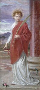 Santa Bibliana (guaj boya) by Frederick James Sheilds
