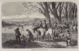 Hampton Park'ta Seyir Toplantısı by Frederick John Skill