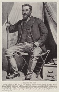 Christian De Wet (taş) by Frederick Judd Waugh