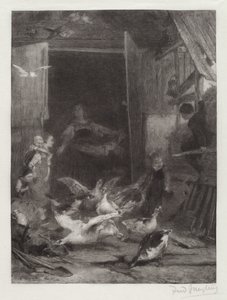 İsimsiz (Çiftlik Sahnesi) by Frederick Juengling