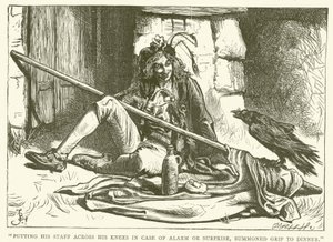 Barnaby Rudge için İllüstrasyon by Frederick L. Bernard