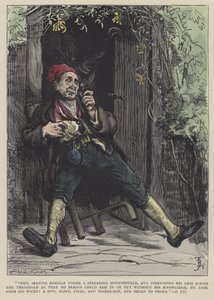 Barnaby Rudge için İllüstrasyon by Frederick L. Bernard