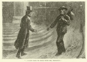 David Copperfield için İllüstrasyon by Frederick L. Bernard