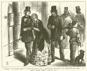 David Copperfield için İllüstrasyon by Frederick L. Bernard