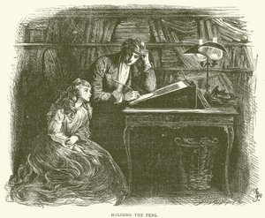 David Copperfield için İllüstrasyon by Frederick L. Bernard