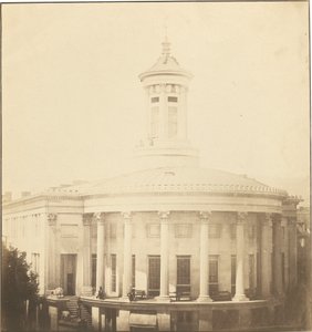 Tüccarlar Borsası, Philadelphia, 16 Ağustos by Frederick Langenheim