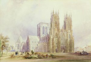 York Minster: kuzey batıdan görünüm