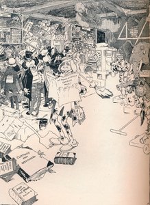 Zeki Bir Karikatürcünün Mülk Odası, c1890