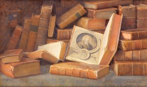 Eski Kitaplar (suluboya) by Frederick Spencer