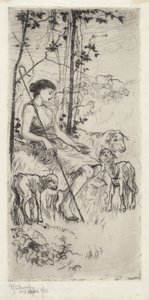 pastoral by Frederick Stuart Church