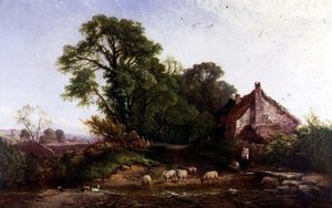 Dedham yakınlarında, Essex by Frederick Waters Watts