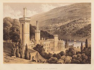 Yer Evi, Cornwall (aquatint) by Frederick William Hulme
