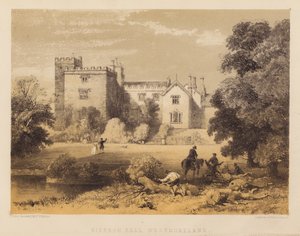 Sizergh Salonu, Westmoreland (aquatint)