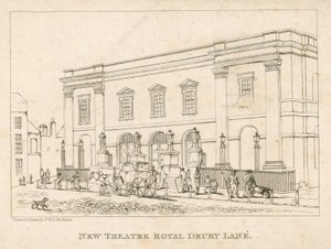 New Theatre Royal, Drury Lane, Londra by Frederick Wilton Litchfield Stockdale