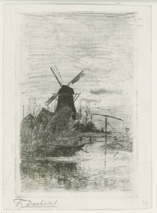 Balıkçı by Fredericus Jacobus van Rossum du Chattel (signed by artist)