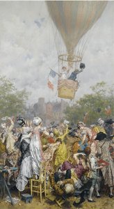 Balon Yükselişi by Frederik Hendrik Kaemmerer