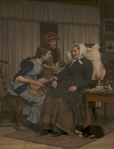 Yaşlı hizmetçiye hastane ziyaretleri